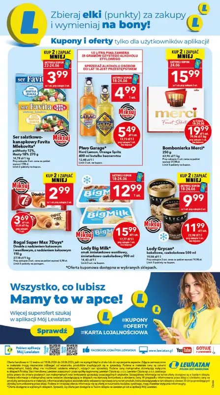 LEWIATAN - gazetka promocyjna Mamy TO w Lewiatanie – woj. opolskie od czwartku 18.06 do środy 24.06 - strona 8