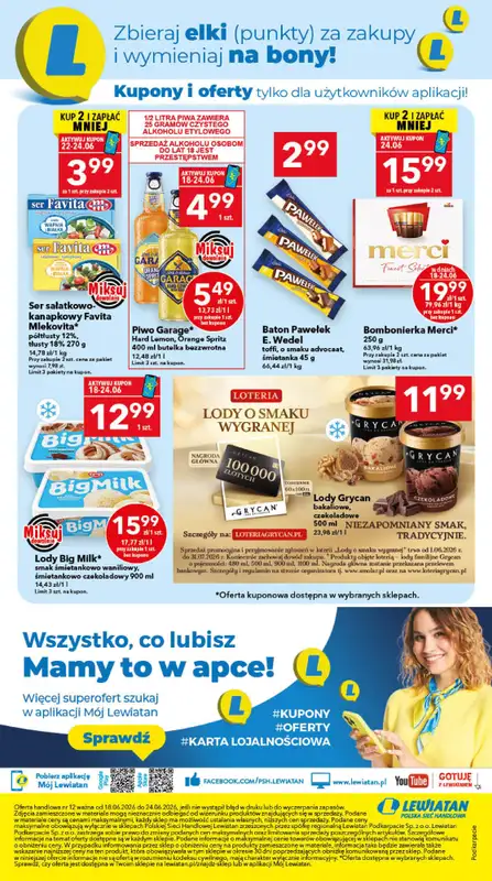 LEWIATAN - gazetka promocyjna Mamy TO w Lewiatanie – woj. podkarpackie od czwartku 18.06 do środy 24.06 - strona 8