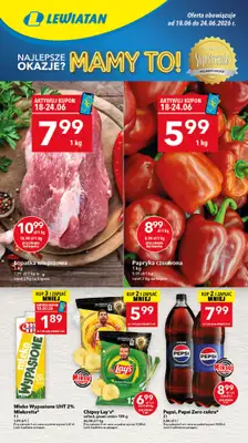 LEWIATAN - gazetka promocyjna Mamy TO w Lewiatanie – woj. podkarpackie od czwartku 18.06 do środy 24.06