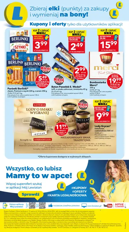 LEWIATAN - gazetka promocyjna Mamy TO w Lewiatanie – woj. podlaskie od czwartku 18.06 do środy 24.06 - strona 8