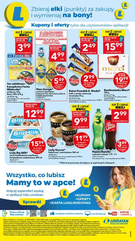 LEWIATAN - gazetka promocyjna Mamy TO w Lewiatanie – Suwałki od czwartku 18.06 do środy 24.06 - strona 8