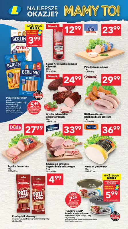 LEWIATAN - gazetka promocyjna Mamy TO w Lewiatanie – Zachód od czwartku 18.06 do środy 24.06 - strona 2