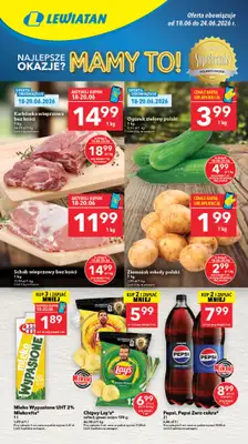 LEWIATAN - gazetka promocyjna Mamy TO w Lewiatanie – Zachód od czwartku 18.06 do środy 24.06