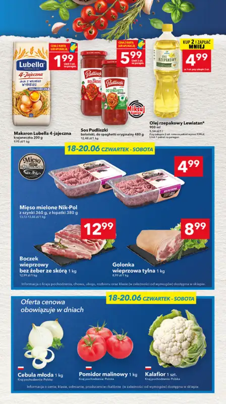 LEWIATAN - gazetka promocyjna Mamy TO w Lewiatanie – woj. lubelskie od czwartku 18.06 do środy 24.06 - strona 3