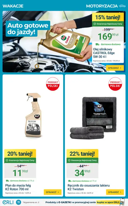 ERLI - gazetka promocyjna Świętuj Dzień Ojca z Erli! od poniedziałku 15.06 do niedzieli 21.06 - strona 11