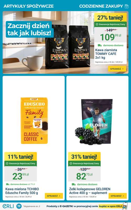 ERLI - gazetka promocyjna Świętuj Dzień Ojca z Erli! od poniedziałku 15.06 do niedzieli 21.06 - strona 19