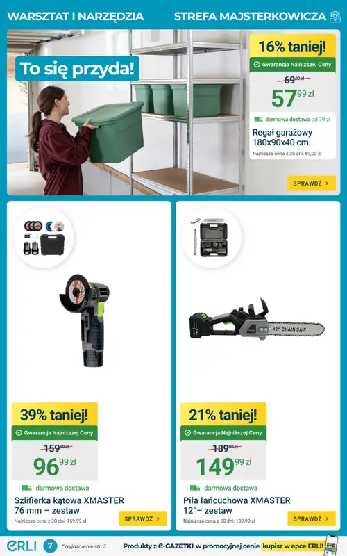 ERLI - gazetka promocyjna Świętuj Dzień Ojca z Erli! od poniedziałku 15.06 do niedzieli 21.06 - strona 7