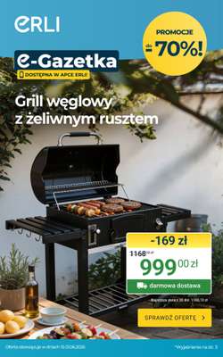 ERLI - gazetka promocyjna Lato w ogrodzie z Erli! od poniedziałku 15.06 do niedzieli 21.06