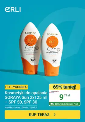 ERLI - gazetka promocyjna Hit tygodnia - Zestaw kosmetyków od poniedziałku 15.06 do niedzieli 21.06