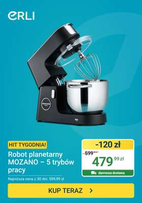 ERLI - gazetka promocyjna Hit tygodnia - Robot planetarny od środy 17.06 do niedzieli 21.06