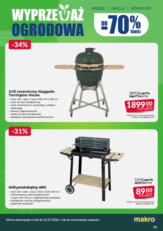 Makro - gazetka promocyjna Wyprzedaż Ogrodowa od piątku 12.06 do piątku 31.07 - strona 5