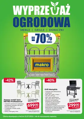 Makro - gazetka promocyjna Wyprzedaż Ogrodowa od piątku 12.06 do piątku 31.07