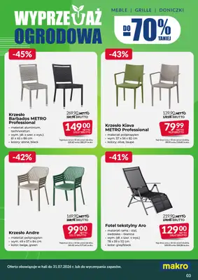 Makro - gazetka promocyjna Wyprzedaż Ogrodowa od piątku 12.06 do piątku 31.07 - strona 3