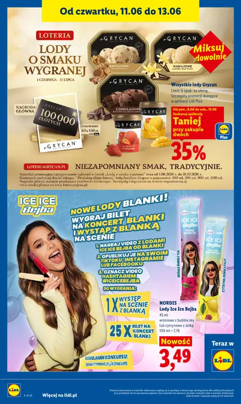 Lidl - gazetka promocyjna Oferta od czwartku od czwartku 11.06 do soboty 13.06 - strona 66