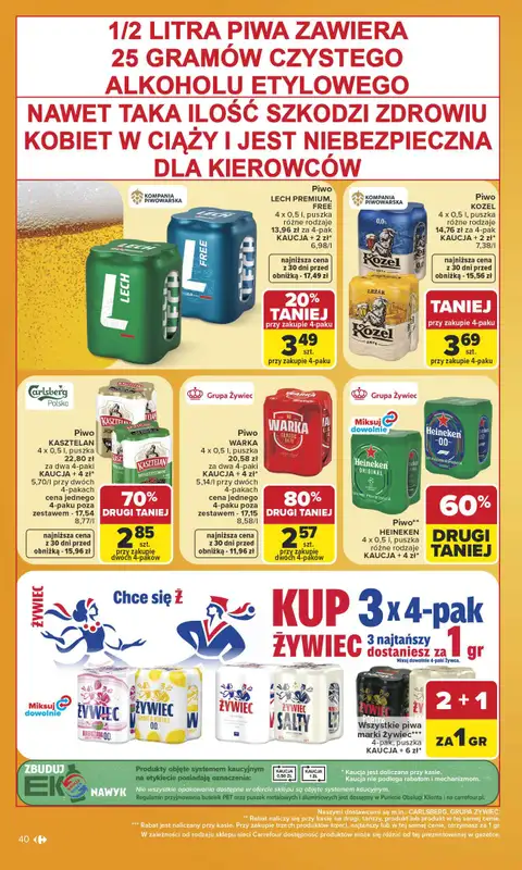 Carrefour - gazetka promocyjna Gazetka Carrefour od poniedziałku od poniedziałku 15.06 do soboty 20.06 - strona 42