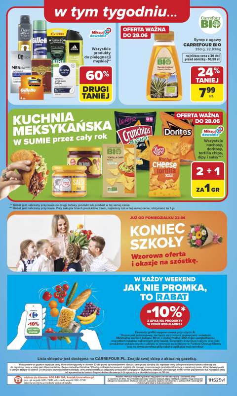 Carrefour - gazetka promocyjna Gazetka Carrefour od poniedziałku od poniedziałku 15.06 do soboty 20.06 - strona 50