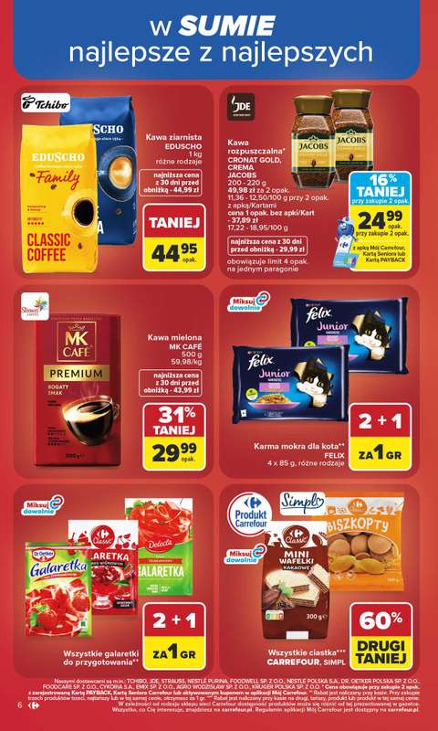 Carrefour - gazetka promocyjna Gazetka Carrefour od poniedziałku od poniedziałku 15.06 do soboty 20.06 - strona 8