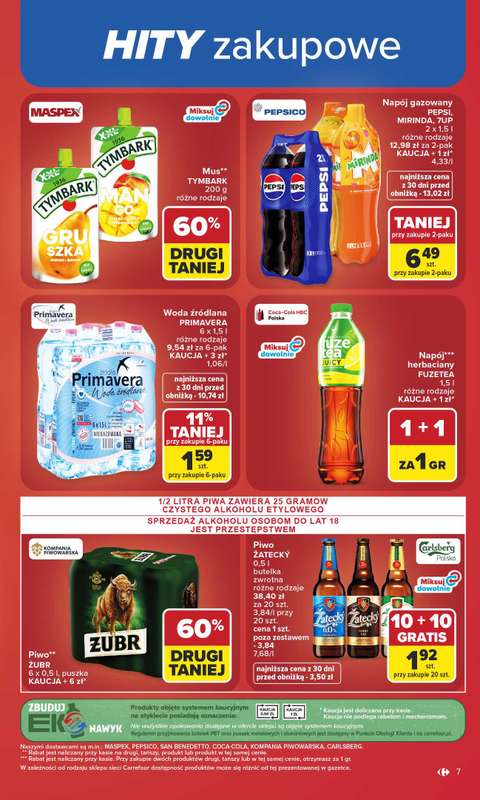 Carrefour - gazetka promocyjna Gazetka Carrefour od poniedziałku od poniedziałku 15.06 do soboty 20.06 - strona 9