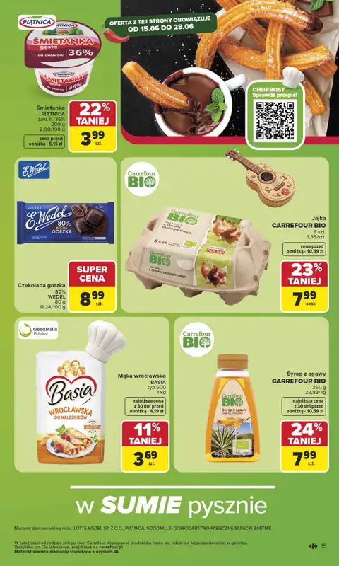 Carrefour - gazetka promocyjna Gazetka Carrefour od poniedziałku od poniedziałku 15.06 do soboty 20.06 - strona 17