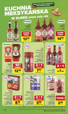 Carrefour - gazetka promocyjna Gazetka Carrefour od poniedziałku od poniedziałku 15.06 do soboty 20.06 - strona 16