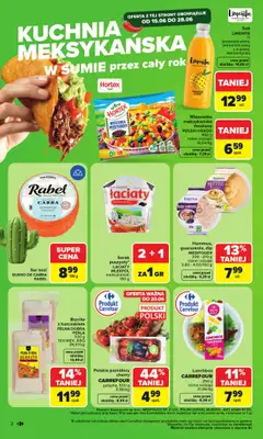 Carrefour - gazetka promocyjna Gazetka Kuchnia Meksykańska od poniedziałku 15.06 do niedzieli 28.06 - strona 2