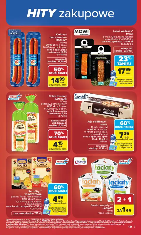 Carrefour Market - gazetka promocyjna Gazetka Carrefour Market od poniedziałku od poniedziałku 15.06 do soboty 20.06 - strona 5