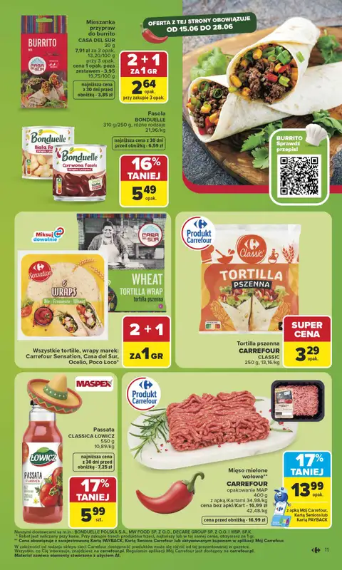 Carrefour Market - gazetka promocyjna Gazetka Carrefour Market od poniedziałku od poniedziałku 15.06 do soboty 20.06 - strona 13