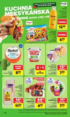 Carrefour Market - gazetka promocyjna Gazetka Kuchnia Meksykańska od poniedziałku 15.06 do niedzieli 28.06 - strona 2