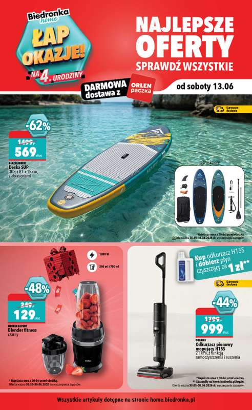 Biedronka Home - gazetka promocyjna Najlepsze oferty od soboty 13.06 do wtorku 30.06