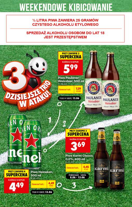 Biedronka - gazetka promocyjna Weekendowe kibicowanie od soboty 13.06 do soboty 13.06 - strona 3