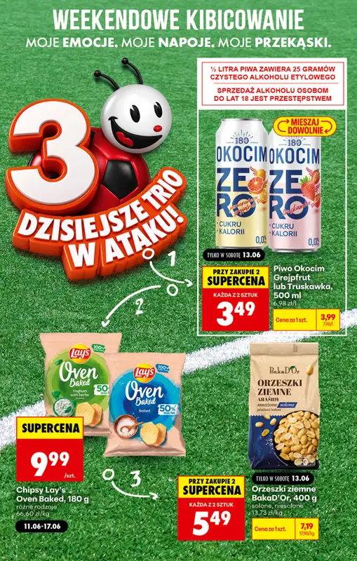 Biedronka - gazetka promocyjna Weekendowe kibicowanie od soboty 13.06 do soboty 13.06 - strona 9