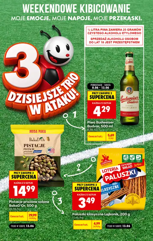 Biedronka - gazetka promocyjna Weekendowe kibicowanie od soboty 13.06 do soboty 13.06 - strona 7