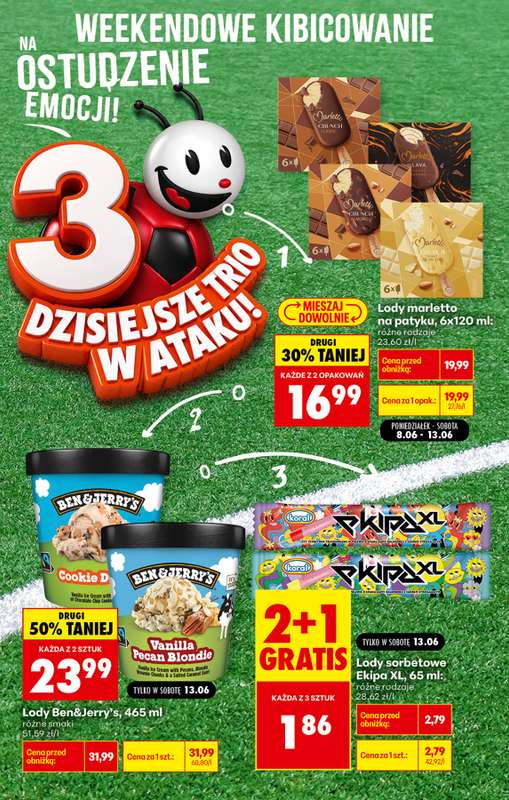 Biedronka - gazetka promocyjna Weekendowe kibicowanie od soboty 13.06 do soboty 13.06 - strona 4