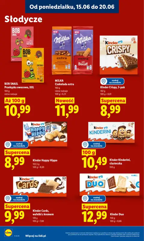 Lidl - gazetka promocyjna Oferta od poniedziałku od poniedziałku 15.06 do środy 17.06 - strona 86