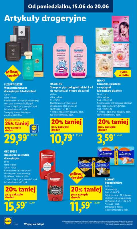 Lidl - gazetka promocyjna Oferta od poniedziałku od poniedziałku 15.06 do środy 17.06 - strona 94