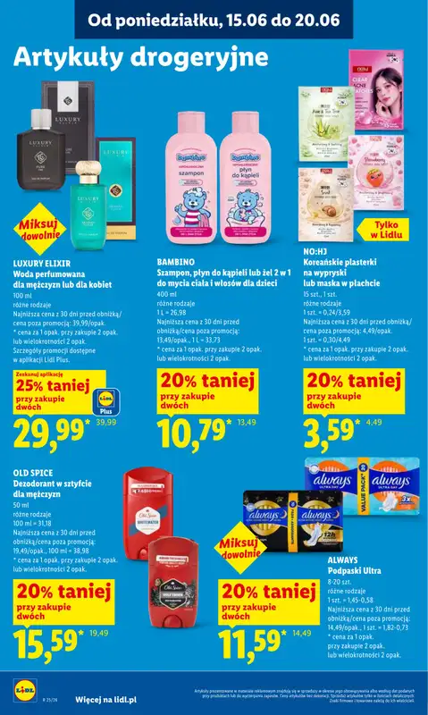 Lidl - gazetka promocyjna Oferta od poniedziałku od poniedziałku 15.06 do środy 17.06 - strona 94