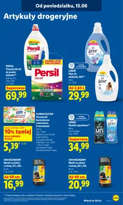 Lidl - gazetka promocyjna Oferta od poniedziałku od poniedziałku 15.06 do środy 17.06 - strona 95