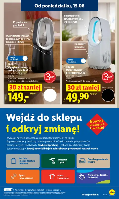 Lidl - gazetka promocyjna Oferta od poniedziałku od poniedziałku 15.06 do środy 17.06 - strona 29