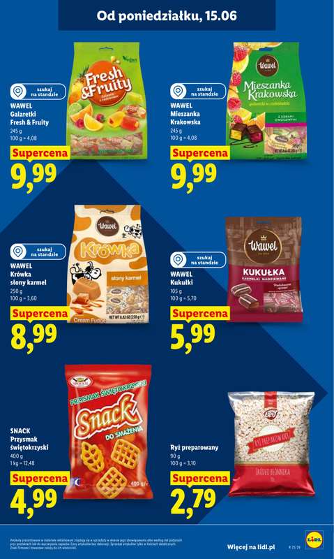 Lidl - gazetka promocyjna Oferta od poniedziałku od poniedziałku 15.06 do środy 17.06 - strona 47