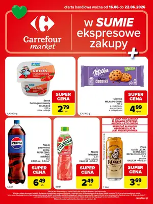 Carrefour Market - gazetka promocyjna Gazetka Carrefour Market w SUMIE ekspresowe zakupy od wtorku 16.06 do poniedziałku 22.06 - strona 2