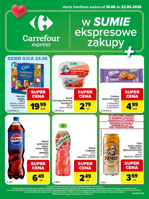 Carrefour Express - gazetka promocyjna Gazetka Express od wtorku 16.06 do poniedziałku 22.06 - strona 2