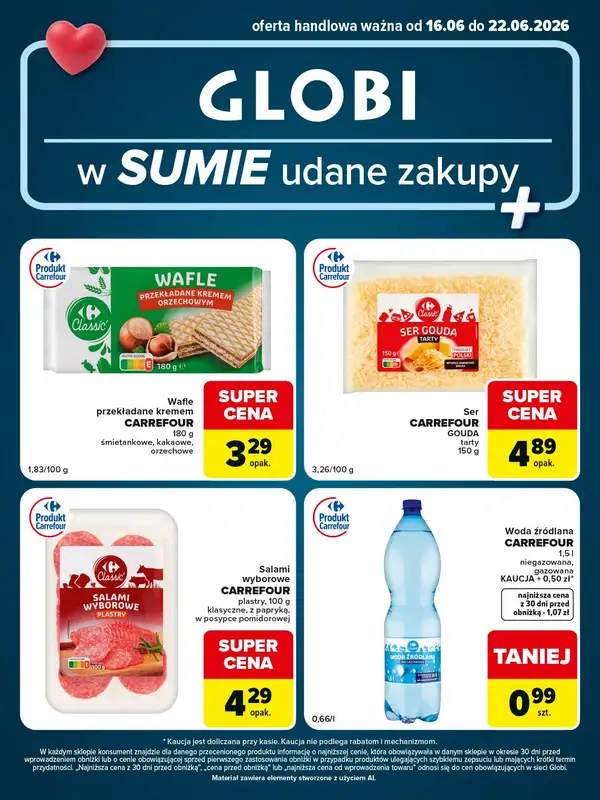 Globi - gazetka promocyjna Gazetka Globi od wtorku 16.06 do poniedziałku 22.06 - strona 2