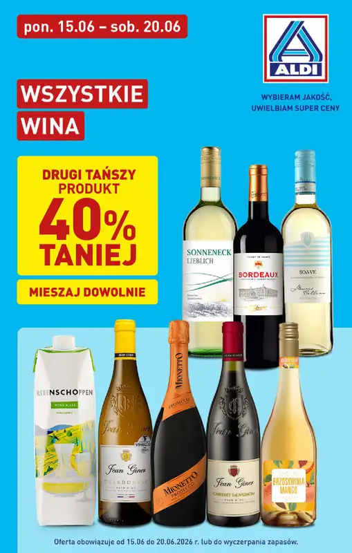 Aldi - gazetka promocyjna Świat alkoholi od poniedziałku 01.06 do soboty 04.07 - strona 2