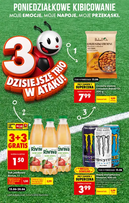 Biedronka - gazetka promocyjna Poniedziałkowe kibicowanie   - strona 2