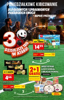 Biedronka - gazetka promocyjna Poniedziałkowe kibicowanie od poniedziałku 15.06 do soboty 20.06