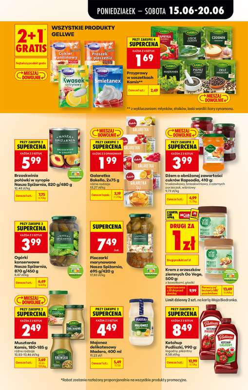 Biedronka - gazetka promocyjna Od poniedziałku od poniedziałku 15.06 do soboty 20.06 - strona 57