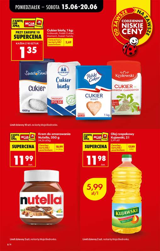 Biedronka - gazetka promocyjna Od poniedziałku od poniedziałku 15.06 do soboty 20.06 - strona 12