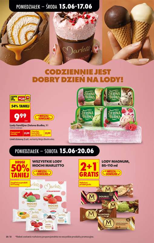 Biedronka - gazetka promocyjna Od poniedziałku, Z ladą tradycyjną od poniedziałku 15.06 do soboty 20.06 - strona 24