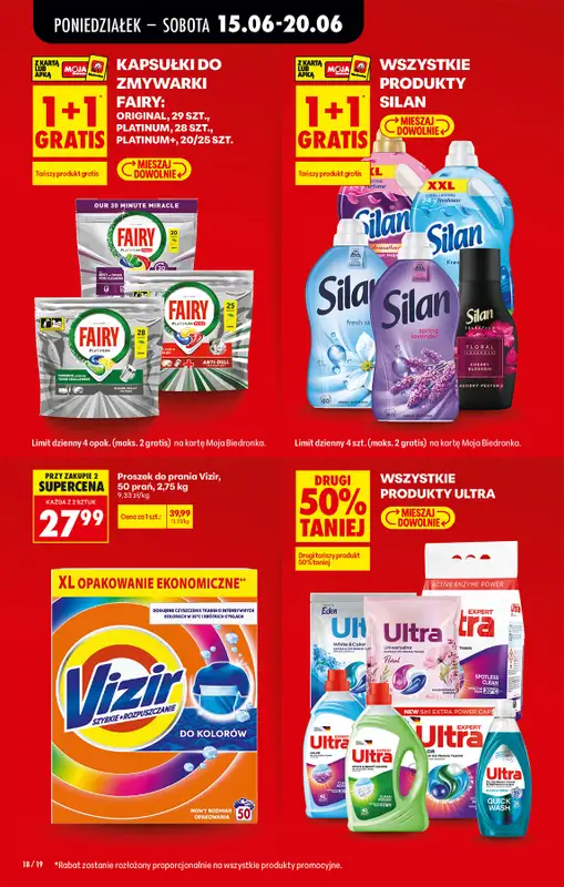Biedronka - gazetka promocyjna Od poniedziałku, Z ladą tradycyjną od poniedziałku 15.06 do soboty 20.06 - strona 22