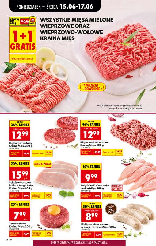Biedronka - gazetka promocyjna Od poniedziałku, Z ladą tradycyjną od poniedziałku 15.06 do soboty 20.06 - strona 36